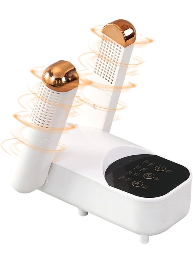 Electric Shoe Dryer Machine with Intelligent Timer - 360° Constant Temperature Fast Heating Boot Warmer - Portable Foldable Deodorizer & Dehumidifier for Sneakers, Boots, Socks & Slippers - Antibacterial Odor Removal Device 220V - Image 3